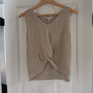 Fate light weight knit tank size light brown size small NWT